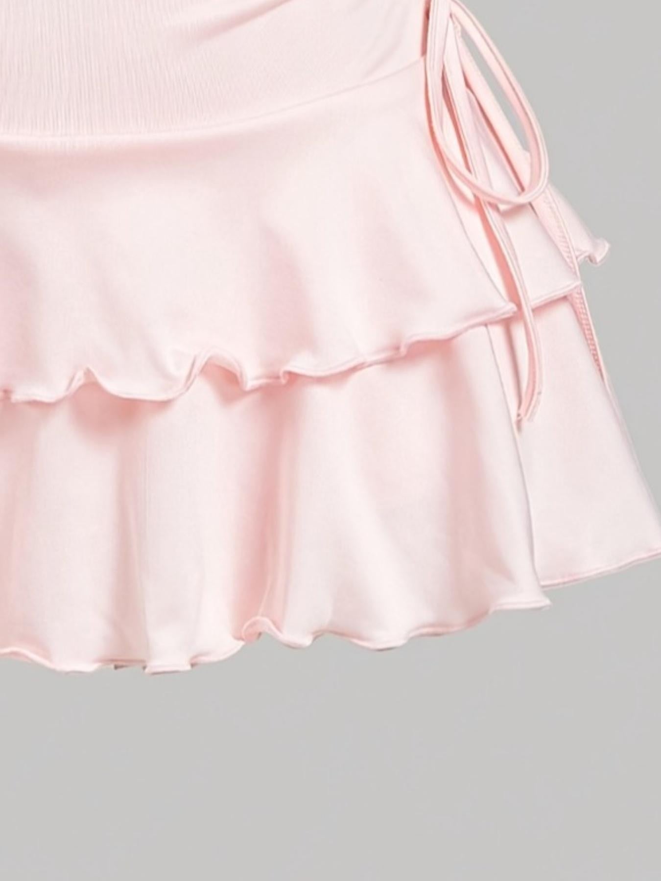 New fashion solid color casual versatile women's plus size skirt