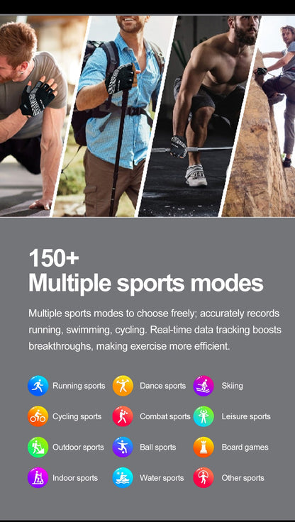 Smartwatch Esportivo Watch 4 Pro Masculino Tela AMOLED HD 360*360 Frequência Cardíaca Chamada Bluetooth IP68 À Prova D'água Música Novo SmartWatch 2025