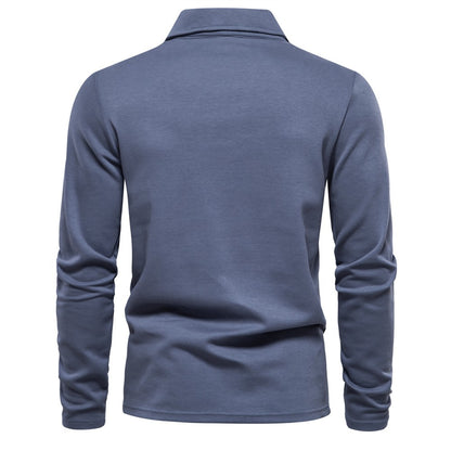 AIOPESON Men's Embroidery Polo Shirt Fashion Turn down Collar Casual Social Luxury Golf Shirt