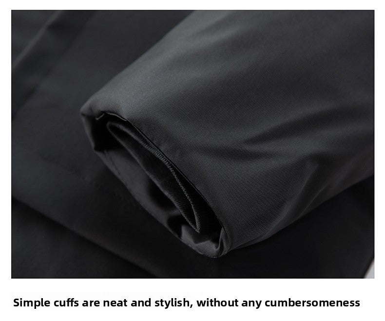 High End Long Thicken Winter New Brand Casual Fashion Hooded Parka Jacket Heavy Windbreaker Outdoor Windproof Coats Outerwear