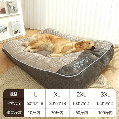 Cama Para Cães E Gatos No Inverno Tapete Grande Para Cães Ninho Quente Para Animais De Estimação Canil Para Filhotes De Porte Pequeno Médio E Grande Colchão Para Dormir Tamanho Grande