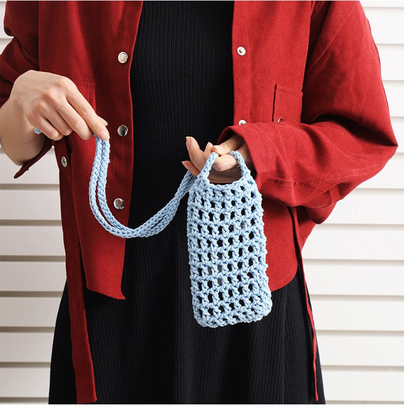 Handmade Crossbody Phone Purse - Openwork Shell Design Tote, Handmade Crossbody Phone Purse,Crochet Beach Bag