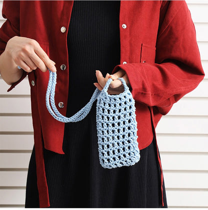 Handmade Crossbody Phone Purse - Openwork Shell Design Tote, Handmade Crossbody Phone Purse,Crochet Beach Bag