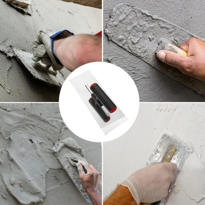Desempenadeira Sem Prego, Aço Inoxidável, para Gesso e Cimento, Espátula para Raspagem, Acabamento de Construção, Ferramentas Profissionais de Revestimento