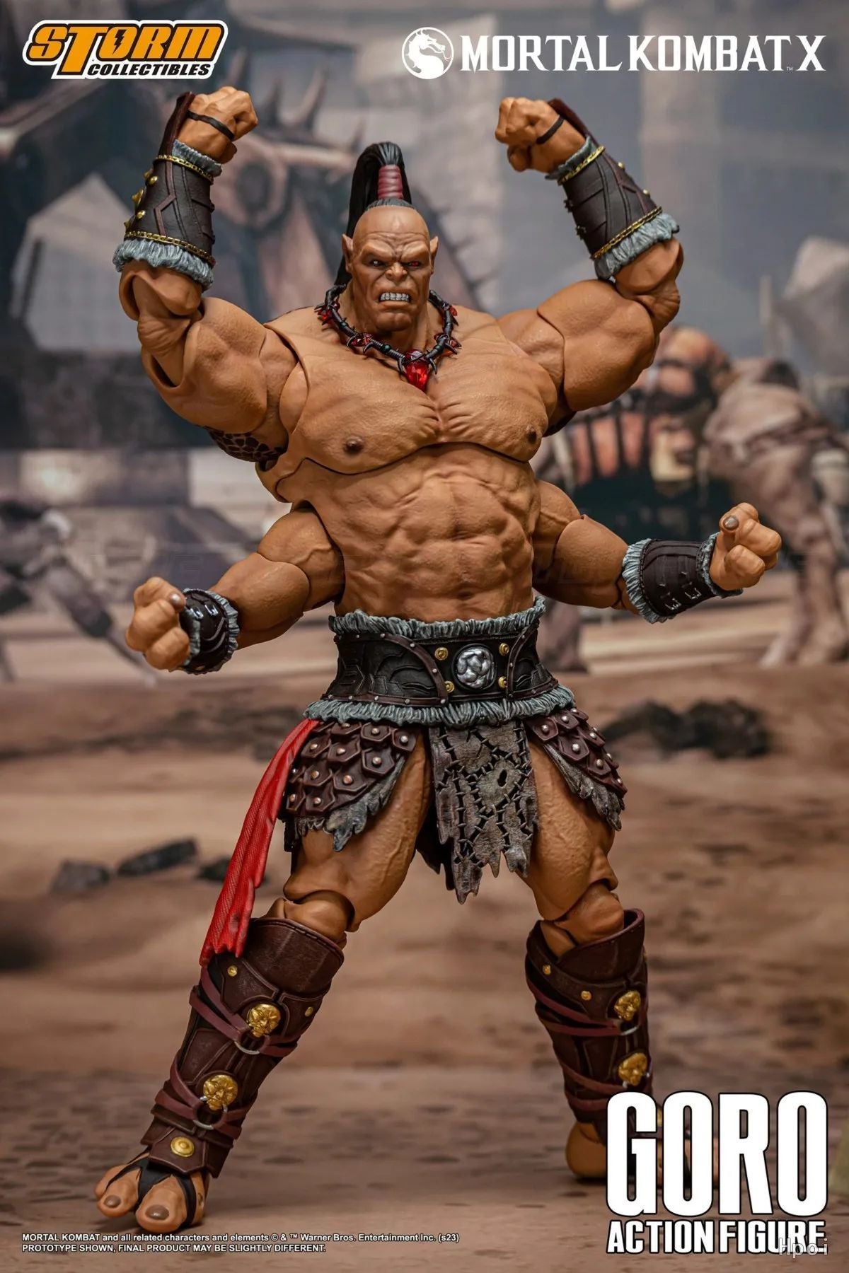 ?MT?Original Storm Collectibles Mortal Kombat GORO Action Figure Model Toys