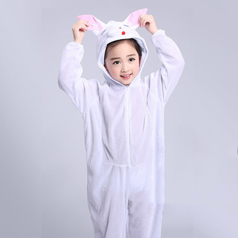 Chinese Zodiac Performance Costumes Children Animal Performance Costumes for Children Day Kindergarten Tiger Rabbit Monkey Dog