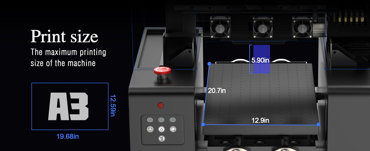 US Stock A3 L805 UV DTF Printer For Epson XP600 DTF Printer A4 A3 DTF Printer T shirt Printing Machine impresora dtf EU Stock
