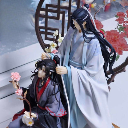 Genuine Mo Dao Zu Shi Wei Wuxian & Lan Wangji Pledge of The Peony Ver. Anime Figure Grandmaster of Demonic Cultivation Model
