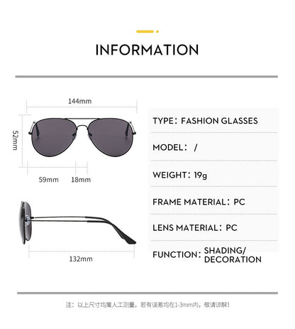 Fashion Brand Classic Pilot Men Sunglasses Vintage Metal Ray Sun Glasses Women Driving Male Shades UV400