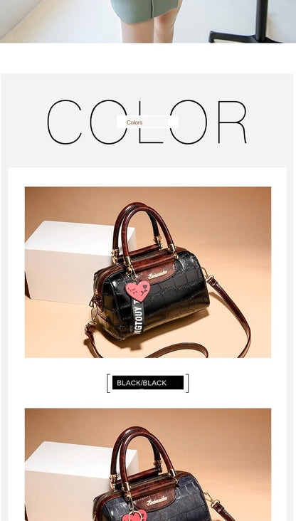 Luxury Design Handbags Shoulder Bags Top Quality PU Leather Women Handbag Classic Crocodile Tote Bag Female Messenger Bag Bolso