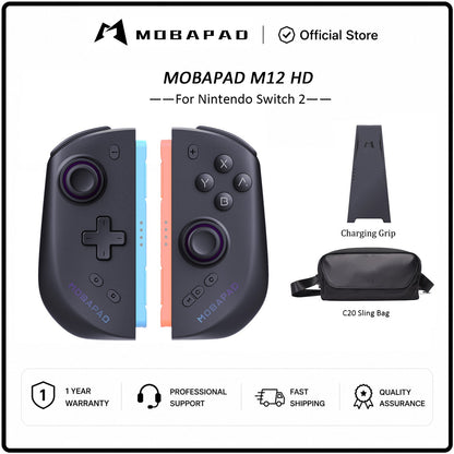 MOBAPAD M12 HD / M12 S Joypad for Nintendo Switch 2 with TMR Joystick HD Vibration Mechanical Buttons Remap Macro Gamepad