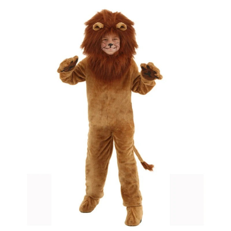 Boys Girls Wizard Lion King Costume Baby Kids Child Animal Birthday Party Halloween Cosplay Costumes Role Play Jumpsuit
