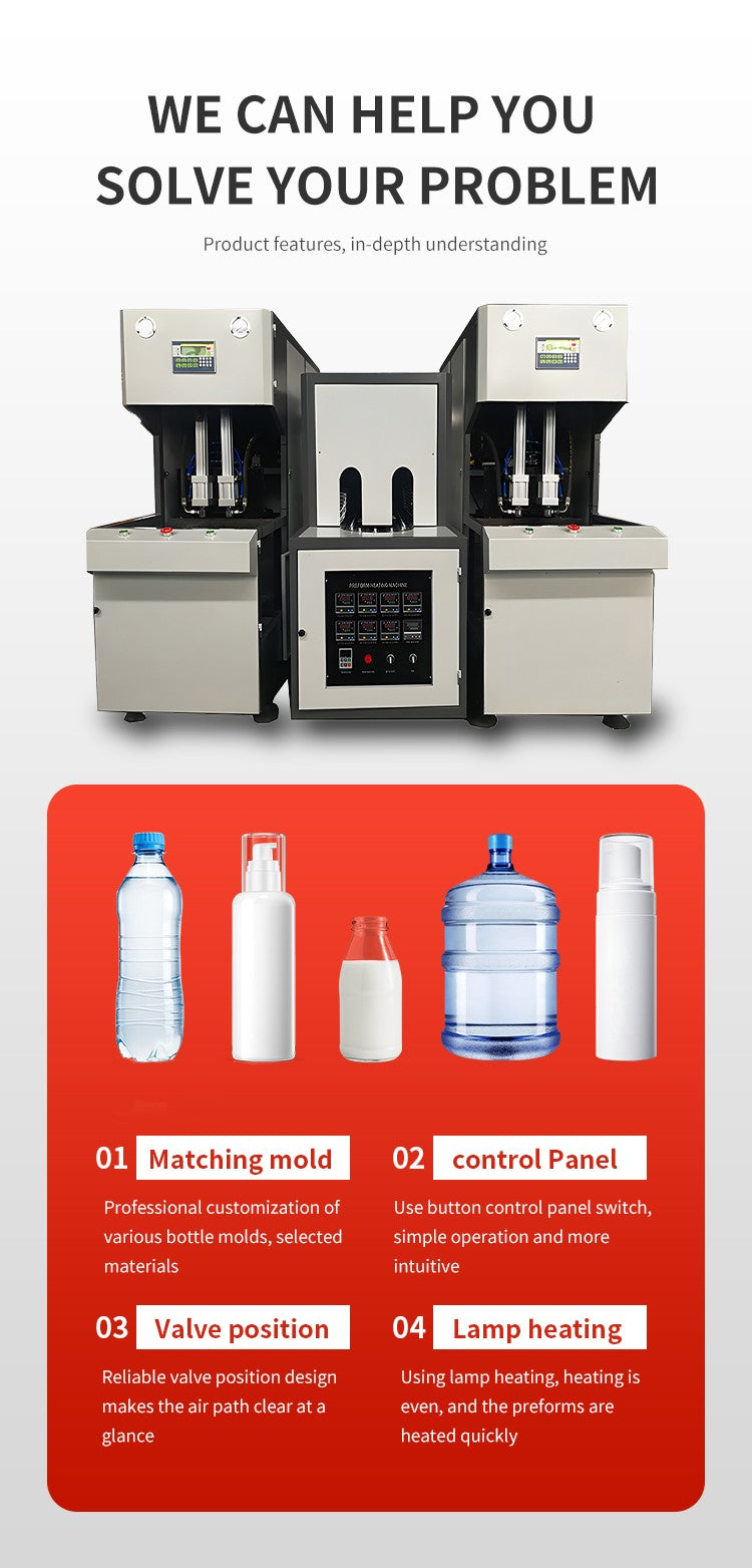 Water bottle 19 liter making machine popular widely used 5 gallon pet bottle blowing machine Blow Molding Machine