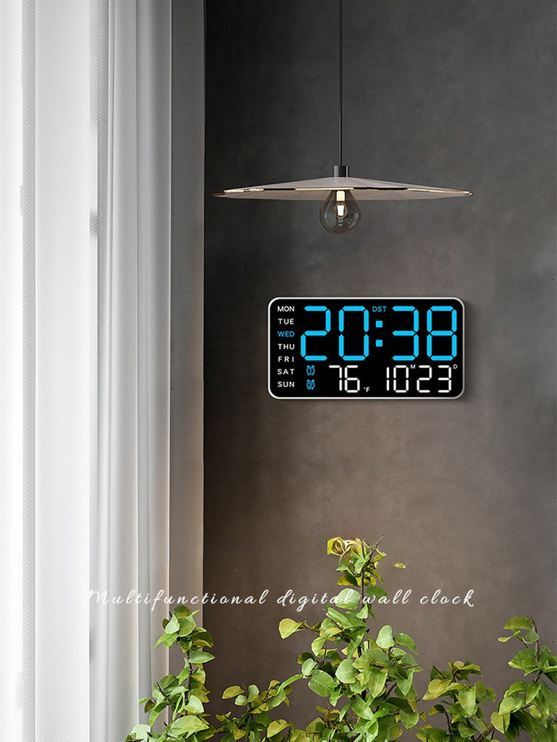 New Digital LED Alarm Clock Desktop Clock Time and Temperature Display Multifunctional Clock Modern Decorative LED