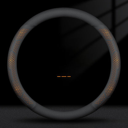 O/D Type Nappa Leather Car Steering Wheel Cover Universal Steering Wheel Cover Steering Wheel Accessories Anti Slip Handle Cover
