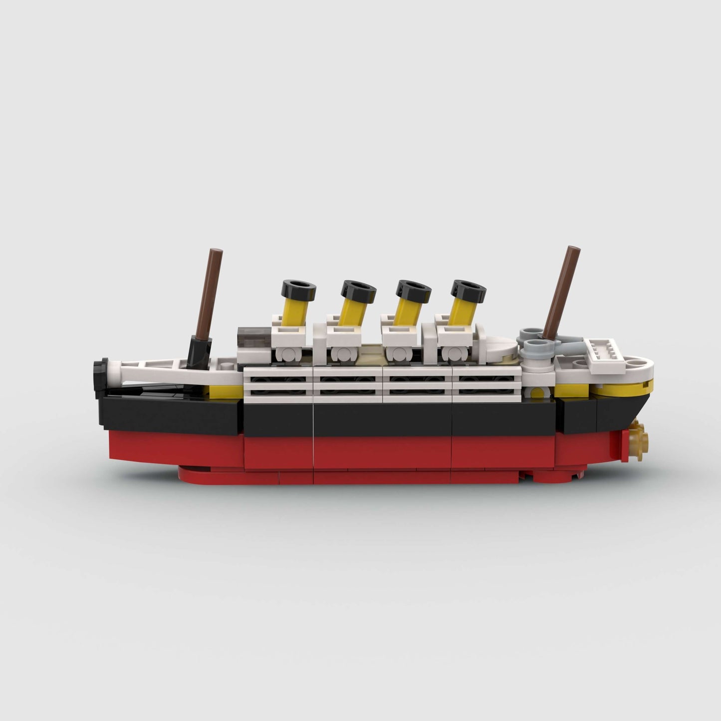 Titanic Parte ao Meio RMS Cruzeiro Naufragado Blocos de Montar Moc Navio Barco Modelo Plástico 3D DIY Barco a Vapor Presentes Brinquedos Infantis Filme da Cidade
