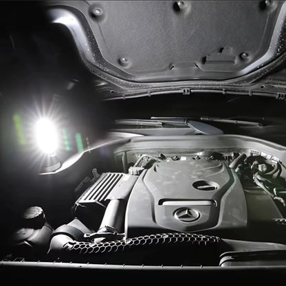 7LED High-Power Flashlight With USB Charging COB Side Light - Suitable For Portable Flashlights Such As Fishing, Camping, Hiking