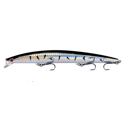 1pcs 18cm 24g Minnow Fishing Lure Laser Hard Artificial Bait Plastic Big Fake Fish Lures Sea Fishing Bait Crankbait Wobblers