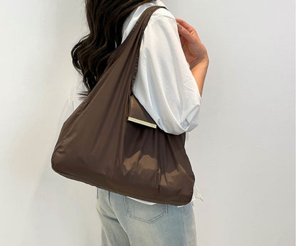 1PCS PU Polyester High Quality Hanging Bag for Shopping Large Capacity Foldable Portable Shopping Bag,Storage bag