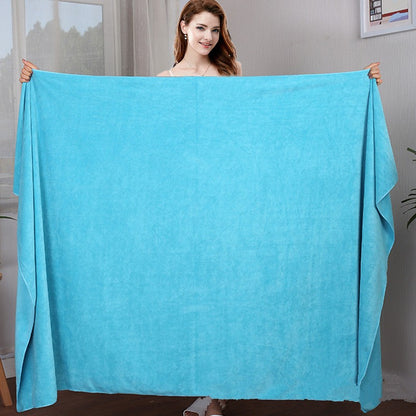 Extra large 120X200cm microfiber bath towel-super absorbent, soft and quick-drying, multi-purpose travel, sports, beauty salon