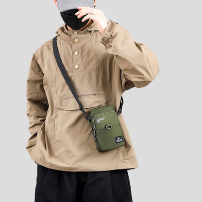 Sports Wallet Phone Bag Shoulder Bag Pouch Case Belt Handbag Purse Coin Wallet Retro Key Holder Small Money Bag