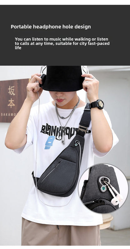 Sling Bag - Anti-theft Crossbody Shoulder Bag for Men and Women Sling Chest Crossbody Bag for Travel, Sport, Work Casual Daypack