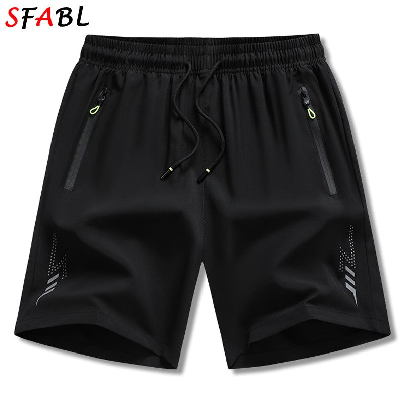 New Summer Casual Men's Shorts Quick-drying Elastic Running Gym Fitness Shorts Men Beach Short Pants Male Breathable Boardshorts