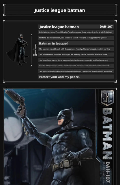 Dc Figures Beast Kingdom Bell Keaton Pattinson Clooney Batman Action Figurebatman Figure Dc Action Figures Model Gift Original