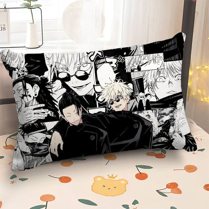 Jujutsu Kaisen peripheral pillow double side pillowcase Cartoon anime Itadori Yuji bedroom bed pillow Gojo Satoru soft pillow