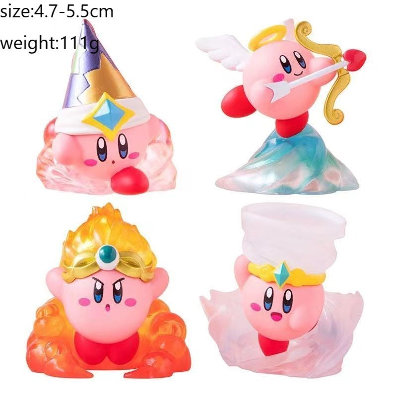 Game Kirby magician Series Figure Cute Cartoon Characters Desktop ornaments Figurine PVC Model Collection Birthday Gift for Fans