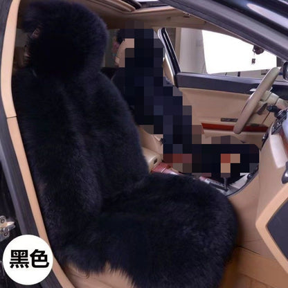 1 Peça Quente Pelúcia Capas de Assento de Carro Universal Longa Lã de Pelo Capa de Assento Dianteiro de Carro Protetor Almofada Tapete para Acessórios de Carro Almofada de Assento de Carro