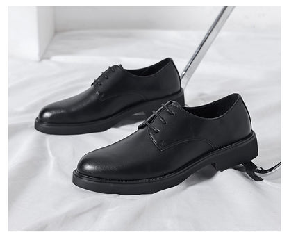 Classic Brogue Office Leather Shoes Men Casual Business Leather Shoes Korean Formal Oxford Men's Dress Shoes