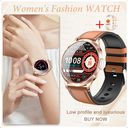 2026 New NFC Smart Watch Women 7.3mm Ultra-Thin 1.32" AMOLED HD Screen Sport Fitness Bluetooth call Luxury Smartwatch Women Gift
