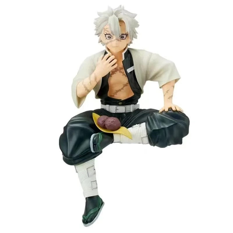 10-15cm Anime Demon Slayer Figura Kamado Tanjirou Nezuko Sentado Posição Action Figure PVC Modelo Boneca Coleção Brinquedo Presente