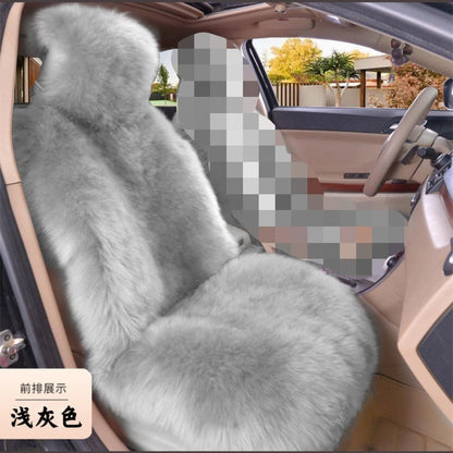 1 Peça Quente Pelúcia Capas de Assento de Carro Universal Longa Lã de Pelo Capa de Assento Dianteiro de Carro Protetor Almofada Tapete para Acessórios de Carro Almofada de Assento de Carro