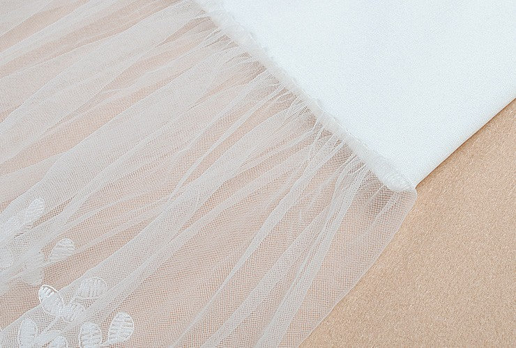 2024 Women Lady Lace Slip Casual Skirt Knee Length Natural Waist A-Line Floral Underskirt Petticoat Fashion New White Black