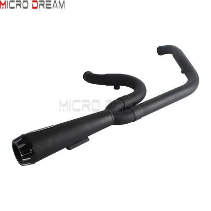 2-in-1 Stainless Steel Motorcycle Exhaust Muffler 1 3/4" to 2" Exhaust Pipes For Harley Low Rider ST Fat Bob FXFB FXFBS 2018-Up