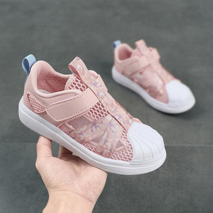 Summer Breathable Kids Sandals Boy and Girl Fashion Sneakers Lightweight Non Slip Walking Shoes Comfortable Sport Shoes