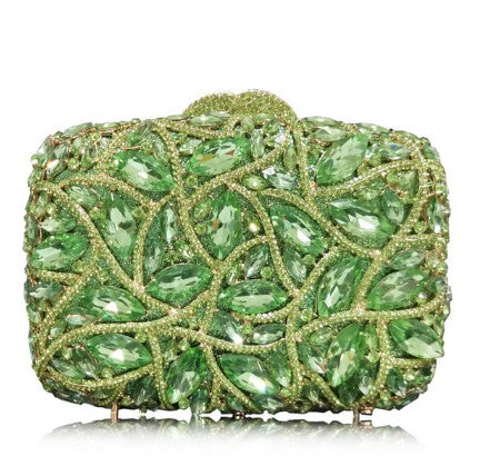 15 Colors Women Rhinestones Evening Bags Metal Diamond Mianudiere Handbag Bridal Clutches Wedding Party Stone Clutch Purse Bags