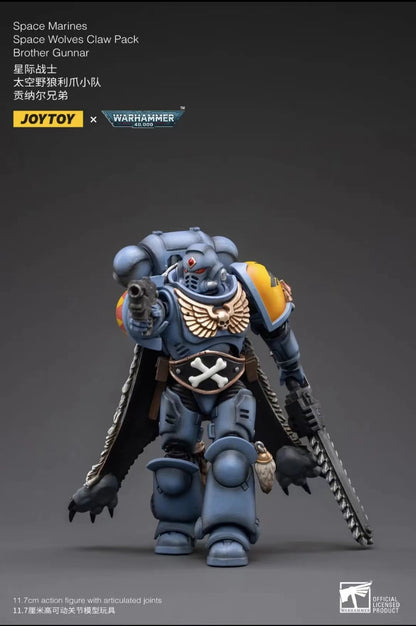 1/18 JOYTOY Action Figure 40K The Horus Heresy Space Wolves Figures And Mechas Logan Ghostwolf Anime Model Toy