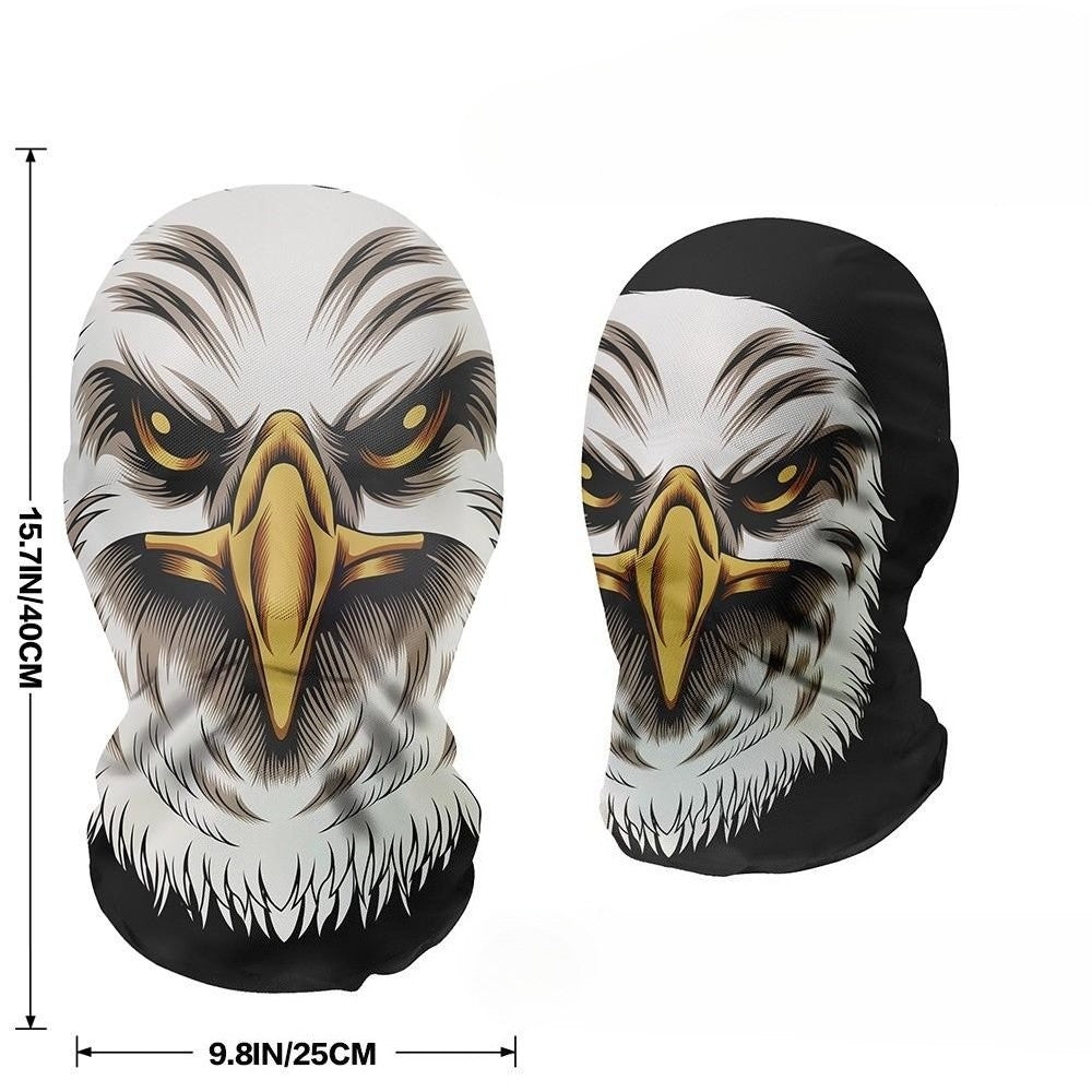 Skeleton Full Face Fashion Headgear, Breathable Mesh, Outdoor Riding, Holiday Disguise Headgear Mask