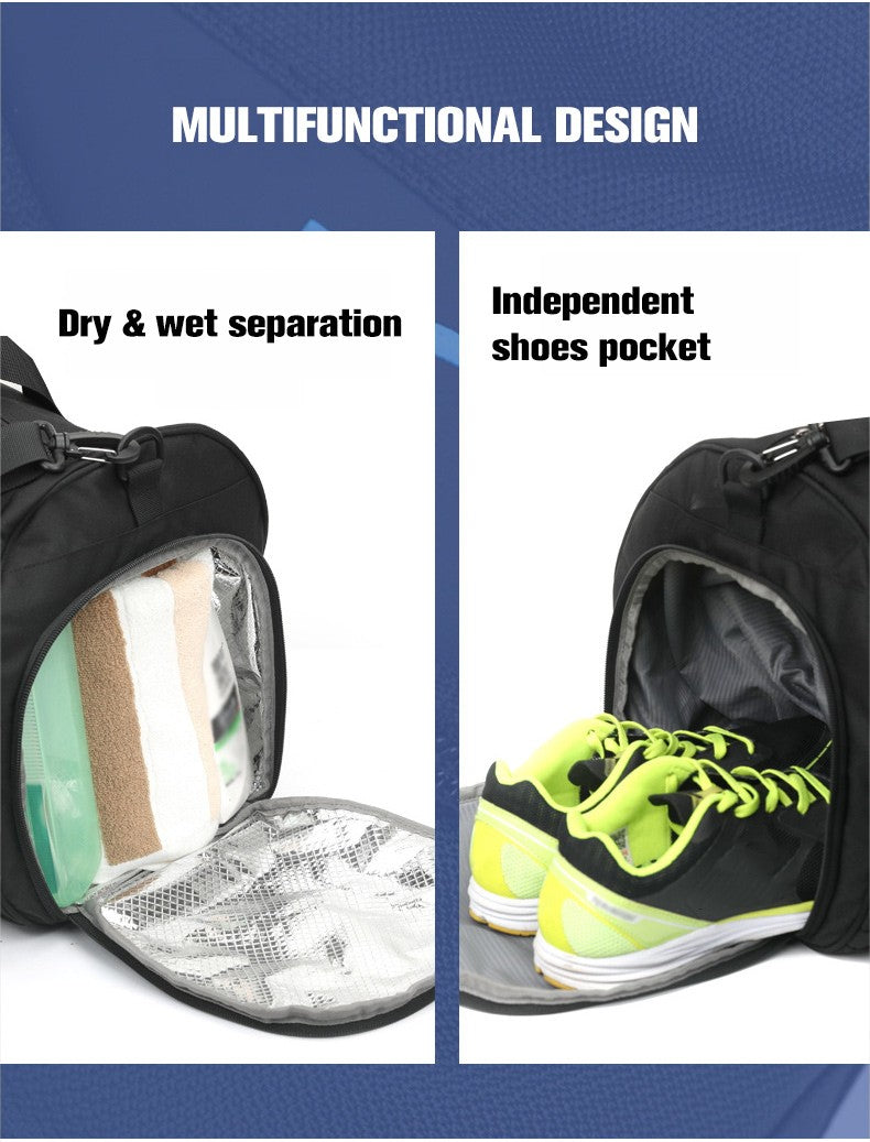 IX Large Gym Bag Fitness Bags Wet Dry Training Men Yoga For Shoes Travel Shoulder Handbags Multifunction Work Out Swimming Bag