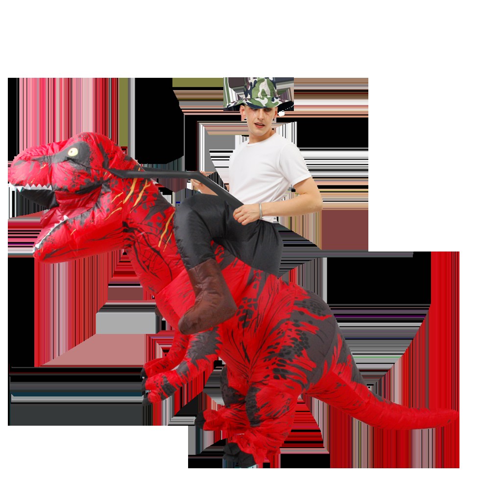 T-REX Monster Inflatable Costume Blow Up Cosplay Dinosaur Clothing Carnival Halloween Christma Dress For Man Woman Party Show