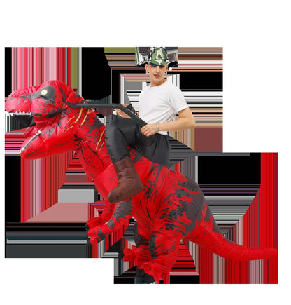 T-REX Monster Inflatable Costume Blow Up Cosplay Dinosaur Clothing Carnival Halloween Christma Dress For Man Woman Party Show