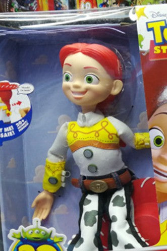 Boneca Jessie e Woody Articuladas com Som Toy Story Modelo Boneco Figuras de Ação Presentes de Natal Halloween para Crianças