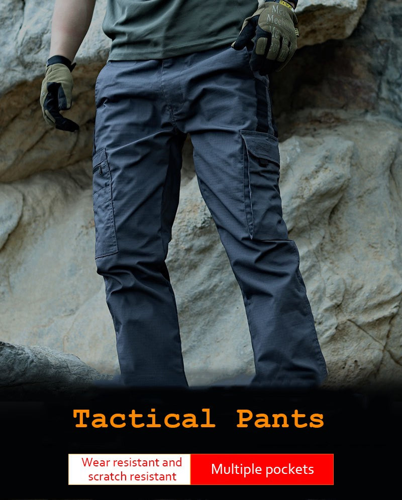 New Tactical Work Pants Men Outdoor Cargo Trousers Multi-pocket Waterproof Pant Autumn Spring Outdoor Workwear Hiking Trousers