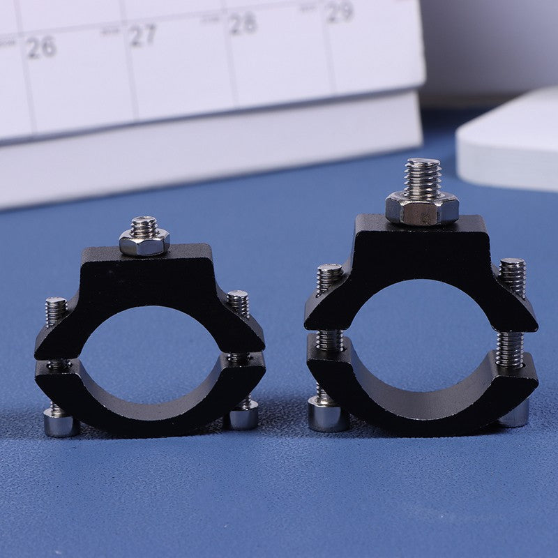 Suporte e Braçadeira para Para-choque – Ajustável para Farol de LED, Farol Auxiliar e Faróis de Milha de Motocicleta
