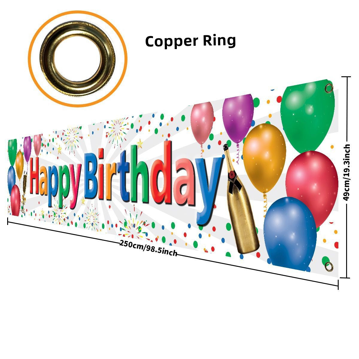 Happy Halloween Banner 250cm Long Hanging Halloween Banner with Pumpkin Terror Bloody Handprint Decor for Yard Indoor Outdoor