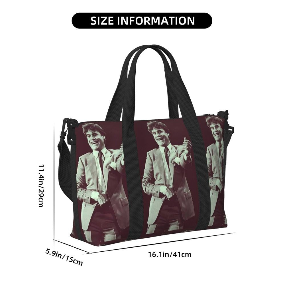 El Sol De Mexico Luis Miguel Beach Travel Bag Large Capacity Tote Bags for Gym Sport Women Shopping Duffle Shoulder Bag