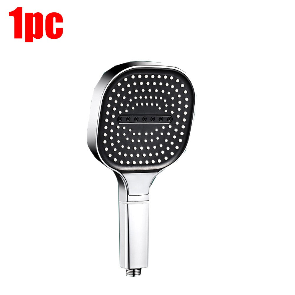 Chuveiro de alta pressão com painel grande de 13CM, com filtro, 3 modos, bico de pulverização de grande fluxo, chuveiro quadrado para banheiro